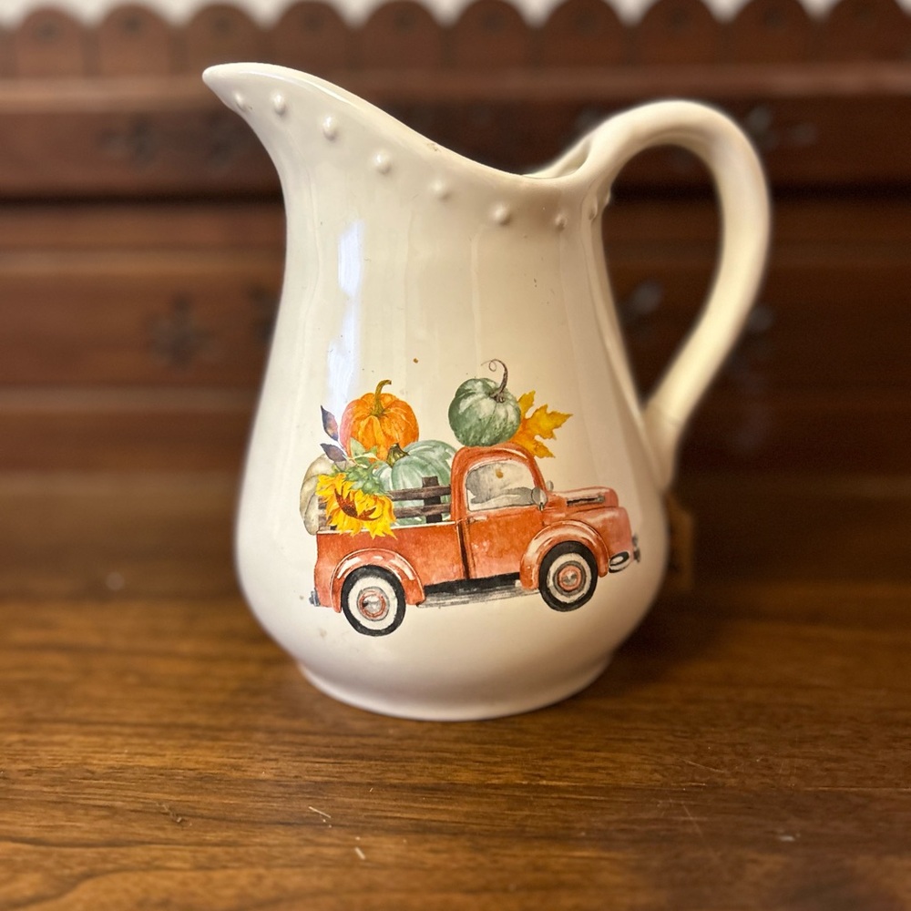 Ashland Fall Themed Ceramic Pitcher